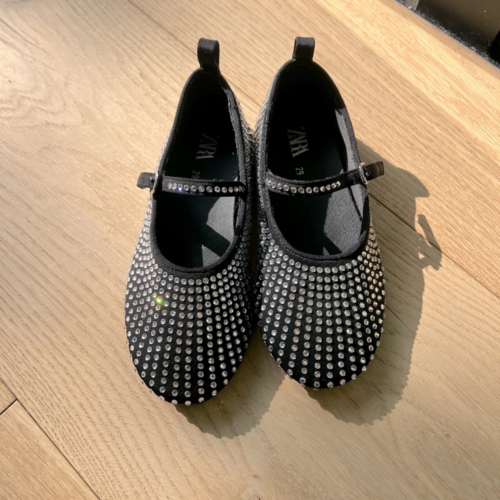 Zara kid meet Jane Shoes with Rhinestones